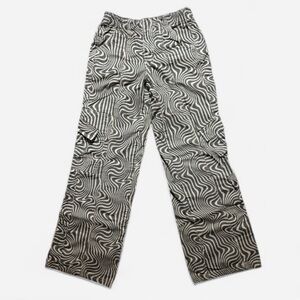 BDG Women’s Gray & White Swirl Cargo Pants